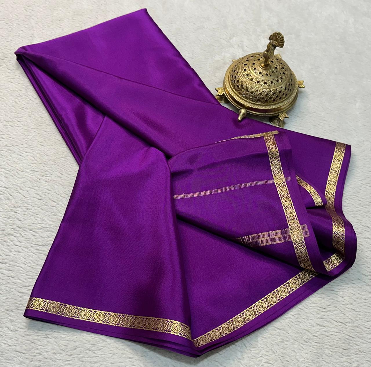 Mysore Silk Crepe Sarees: Effortless Elegance