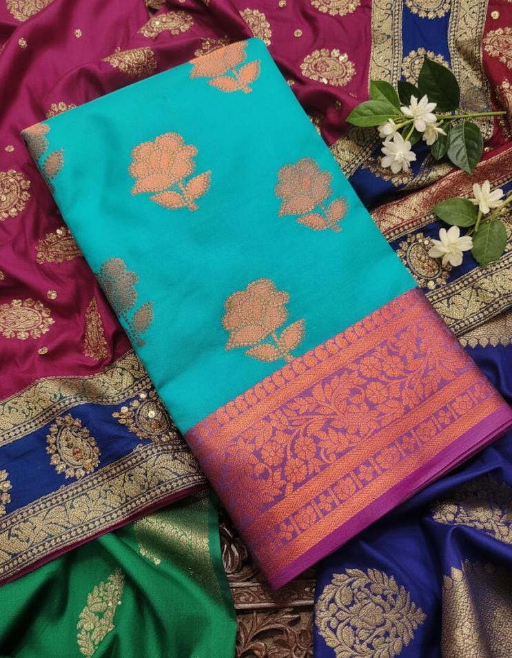 Anjali South Cotton Saree with Elegant Woven Border