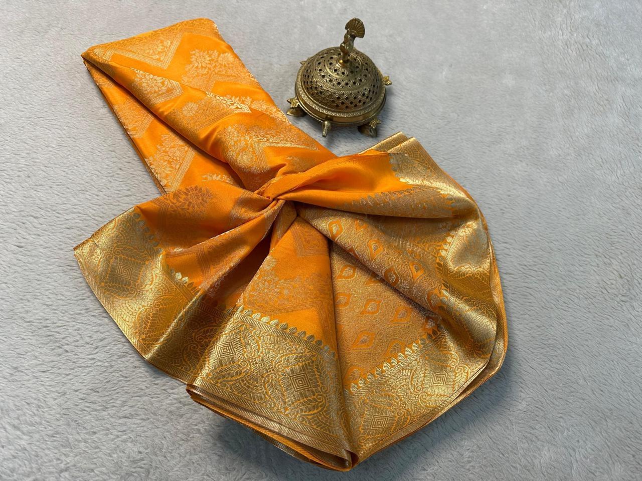The Royal Brocade Silk Saree Elegance