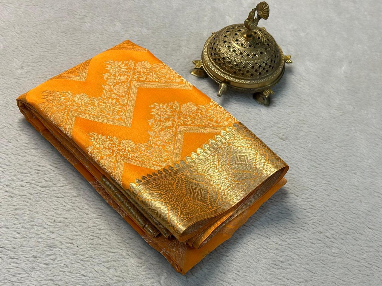 The Royal Brocade Silk Saree Elegance