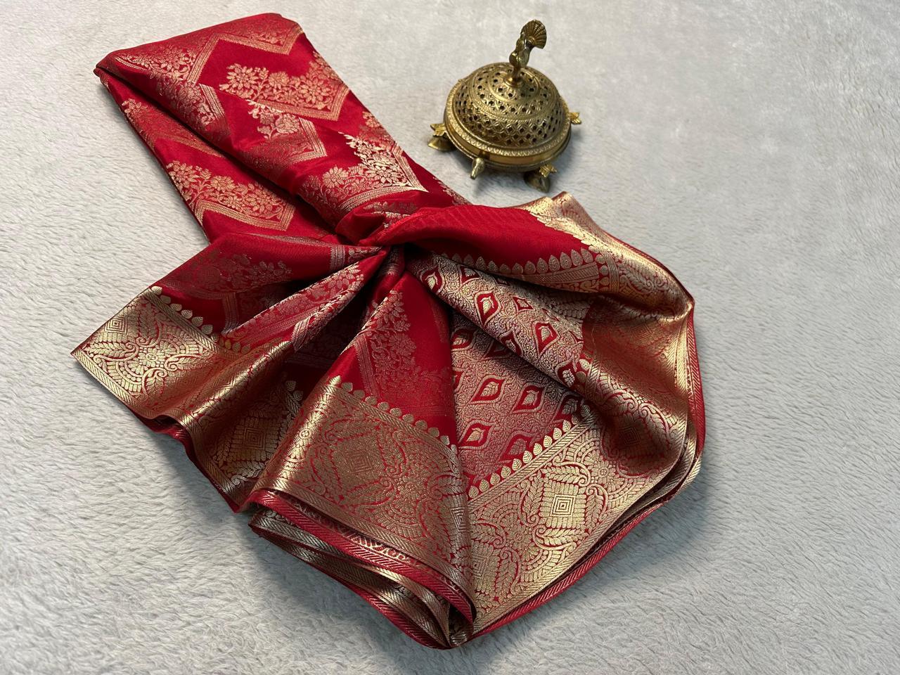 The Royal Brocade Silk Saree Elegance