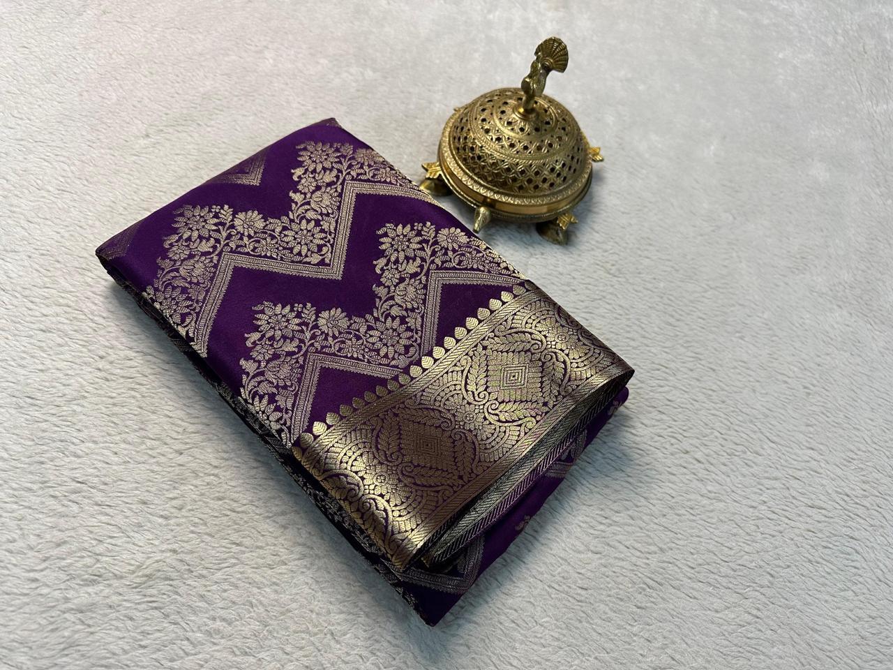 The Royal Brocade Silk Saree Elegance