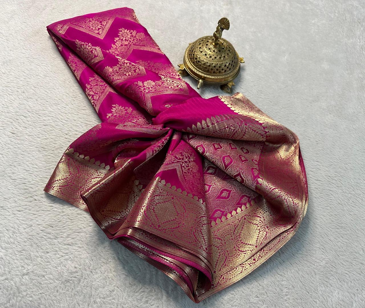 The Royal Brocade Silk Saree Elegance