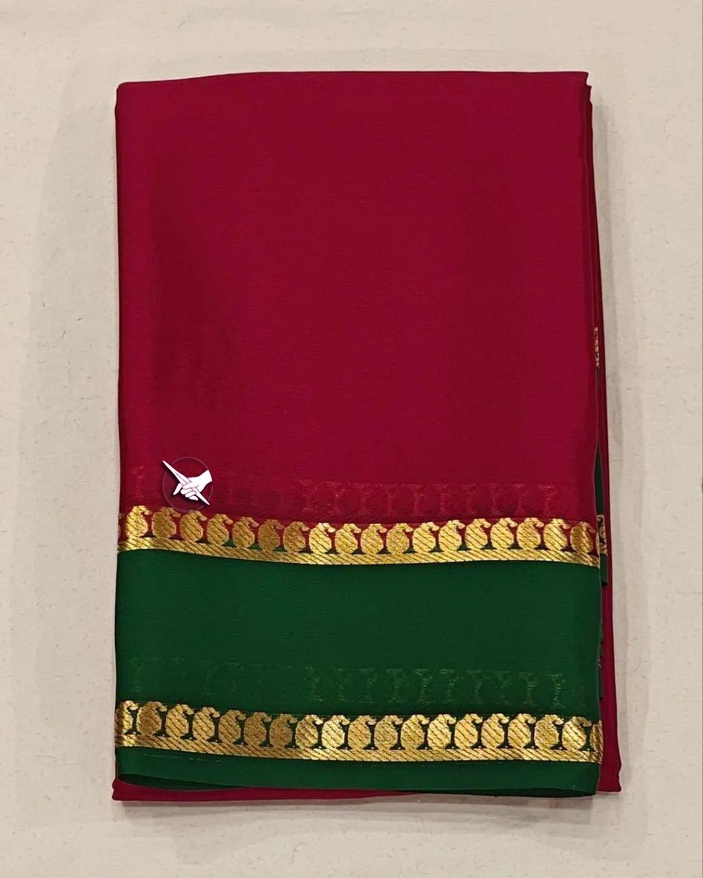 Radiance Unveiled: Signature Mysore Silk