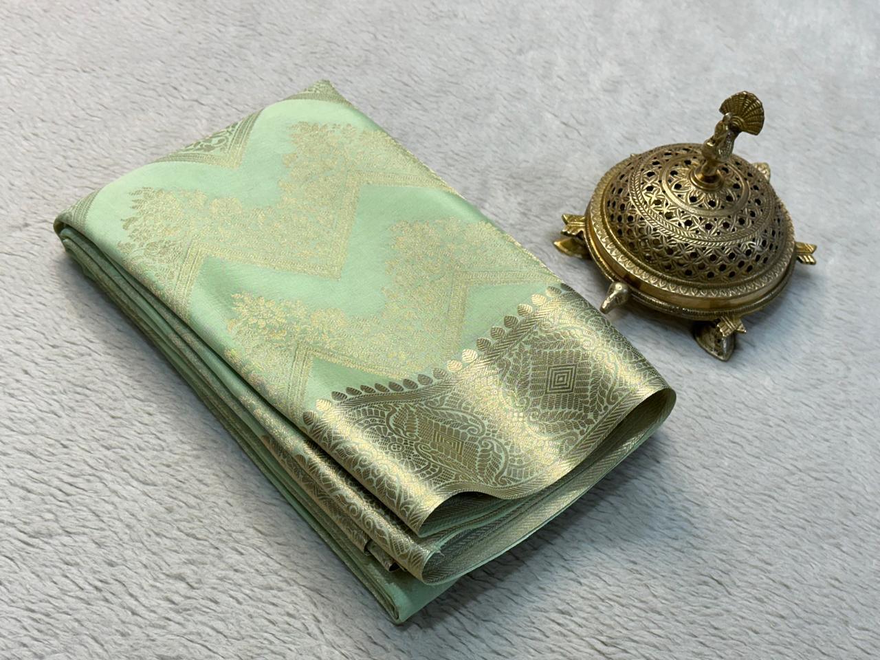 The Royal Brocade Silk Saree Elegance