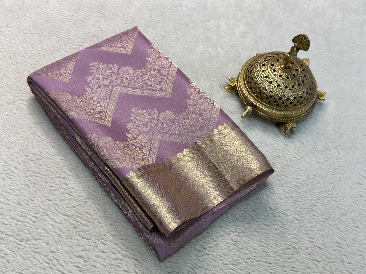 The Royal Brocade Silk Saree Elegance