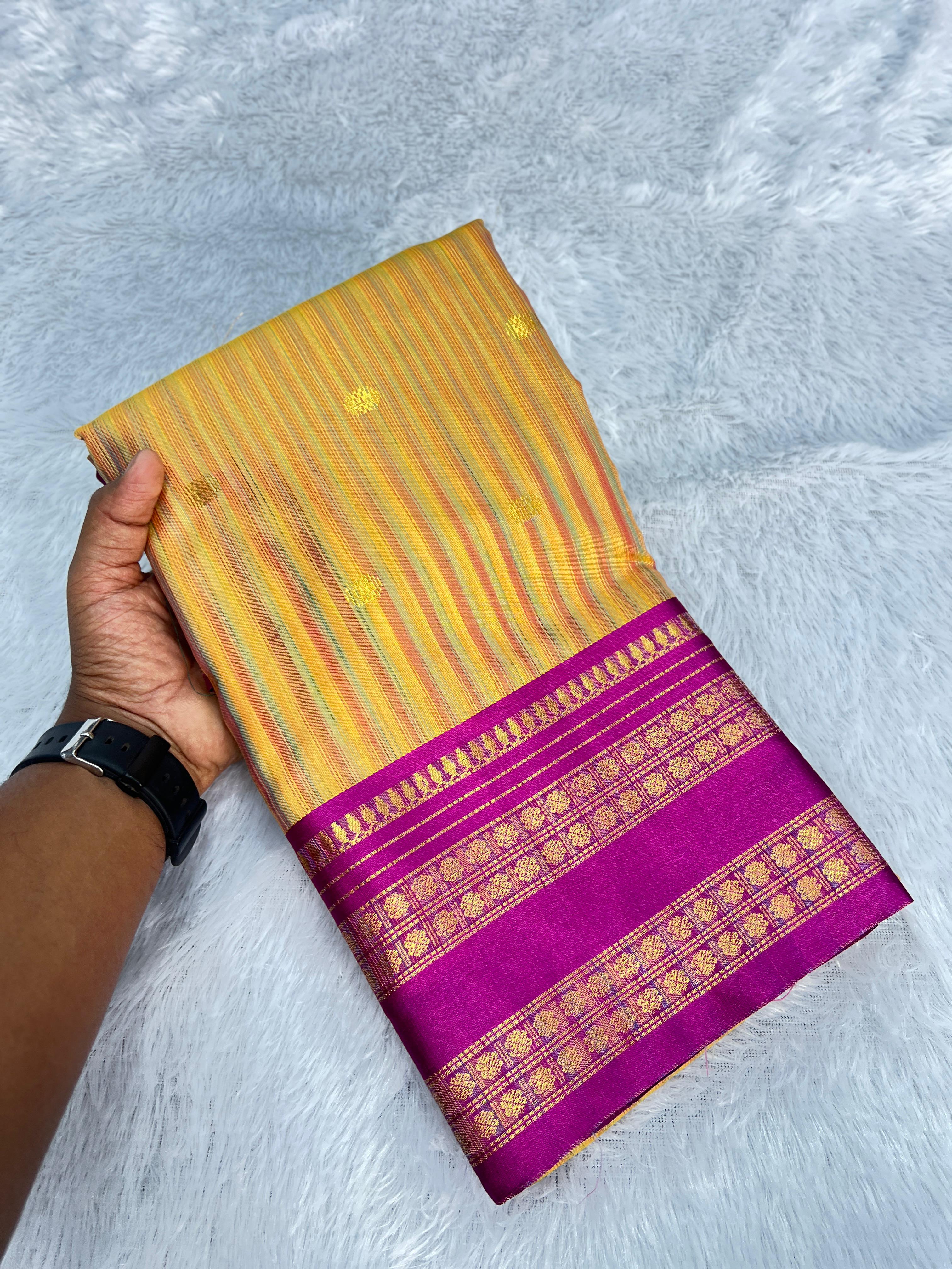Pink Soft Lichi Silk Pure Paithani Jacquard Work Saree