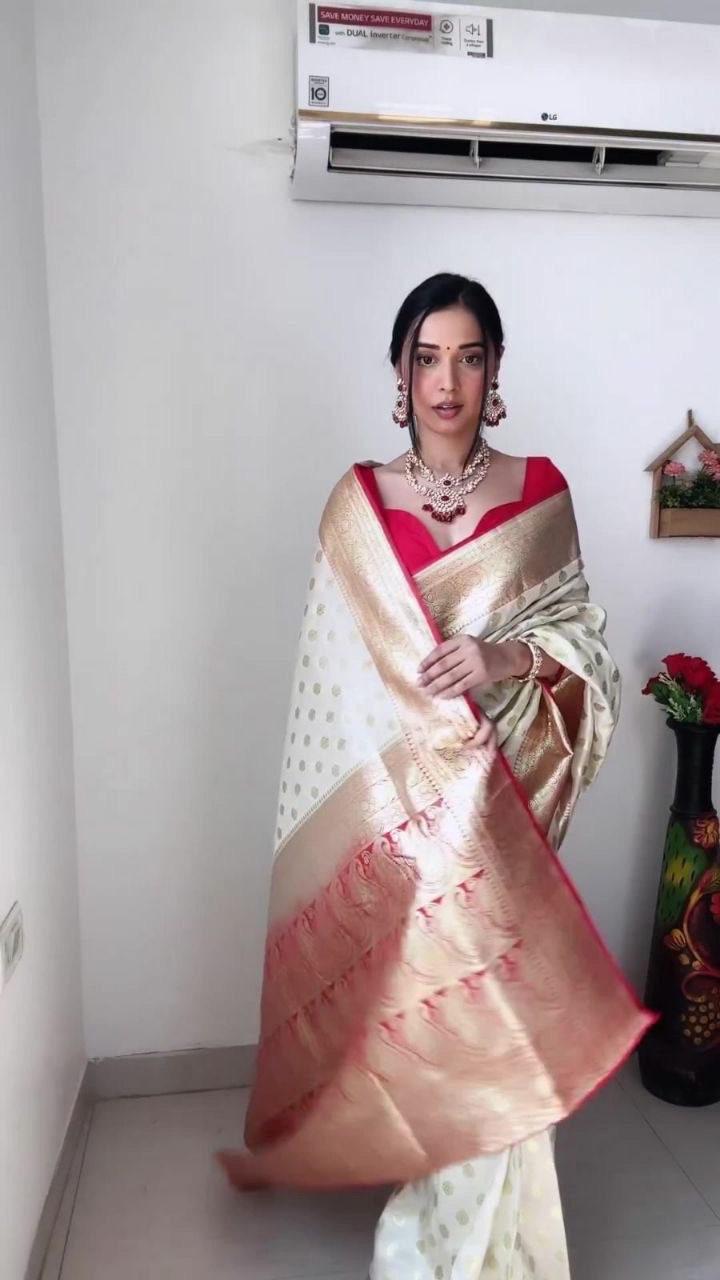 jacquard soft silk saree for wedding