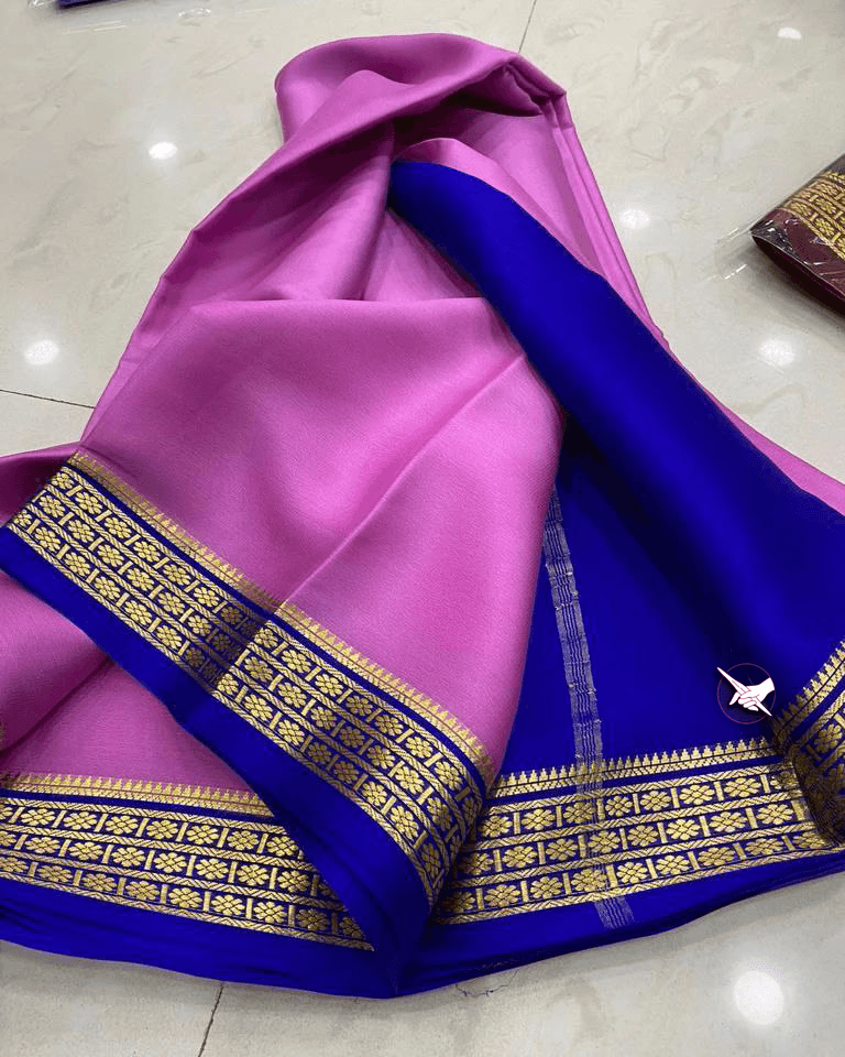 Buy Exclusive Mysore Crepe Silk Sarees – Pure Silk Collection