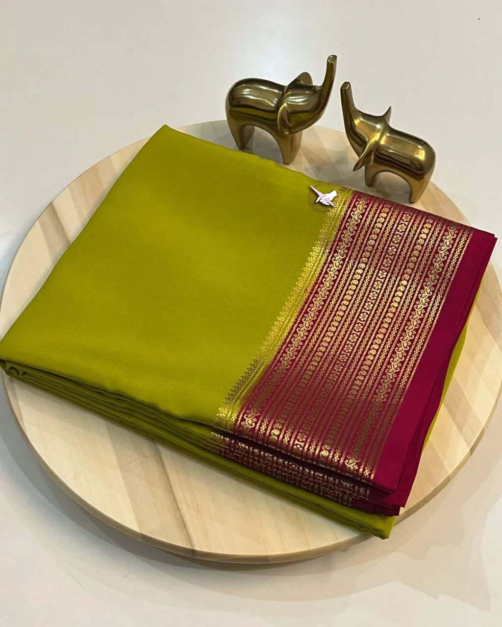Premium Silk of Karnataka: The Graceful Mysore Saree for Weddings & Festive Wear