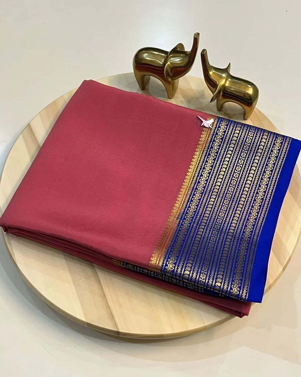 Traditional Mysore Soft Silk Sarees – Perfect for Weddings