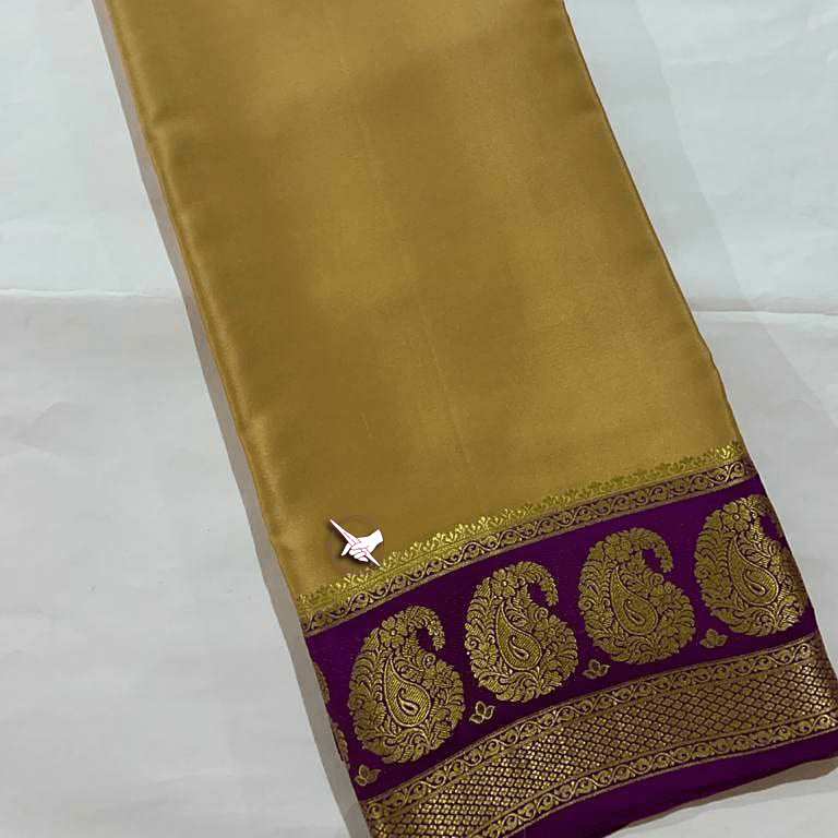 Shop Pure Mysore Crepe Soft Silk Sarees – Grace in Every Drape