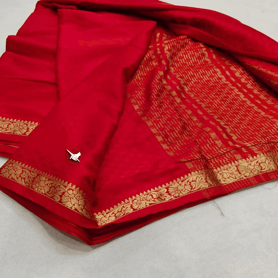 Mysore Magic: Crepe Silk with Lined Pallu