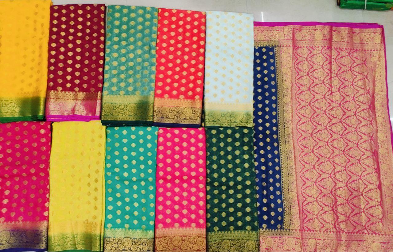 PURE GEORGETTE SILKS Saree 03