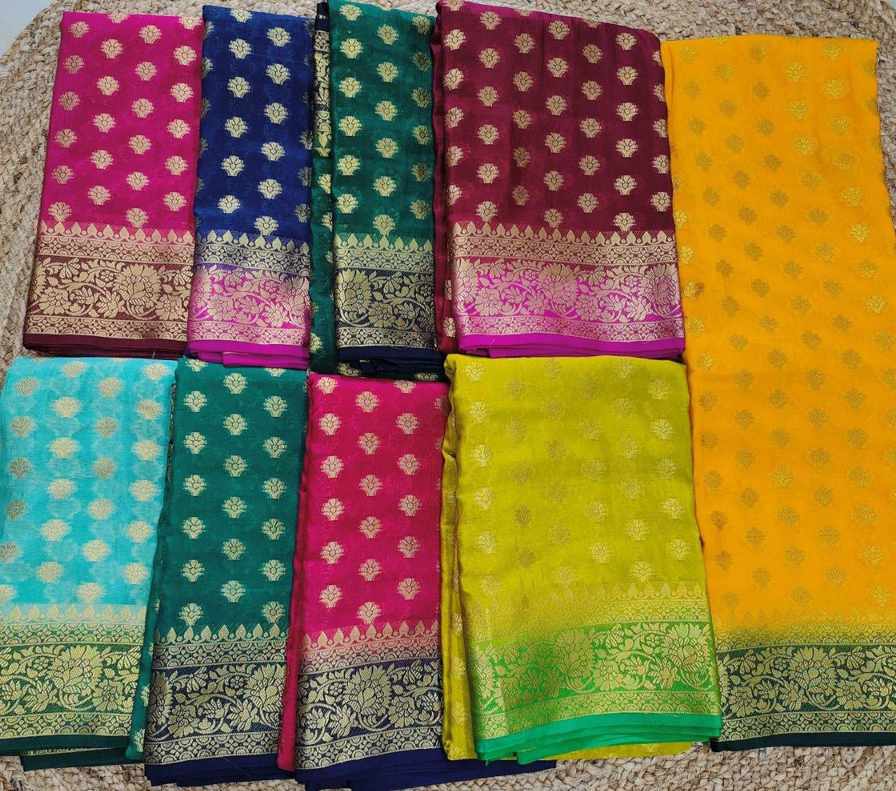 PURE GEORGETTE SILKS Saree 03