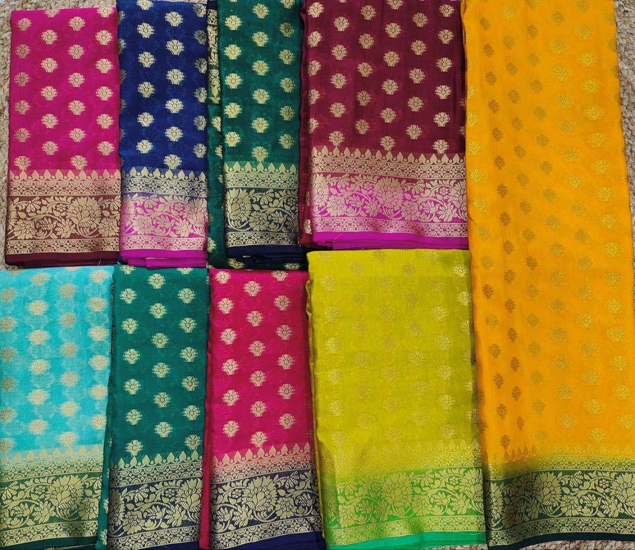 PURE GEORGETTE SILKS Saree 03