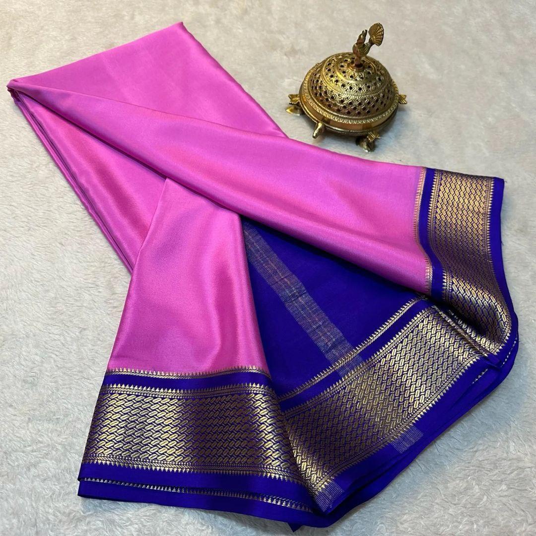 Royal Threads: Classic Mysore Silk Sarees in Vibrant Hues