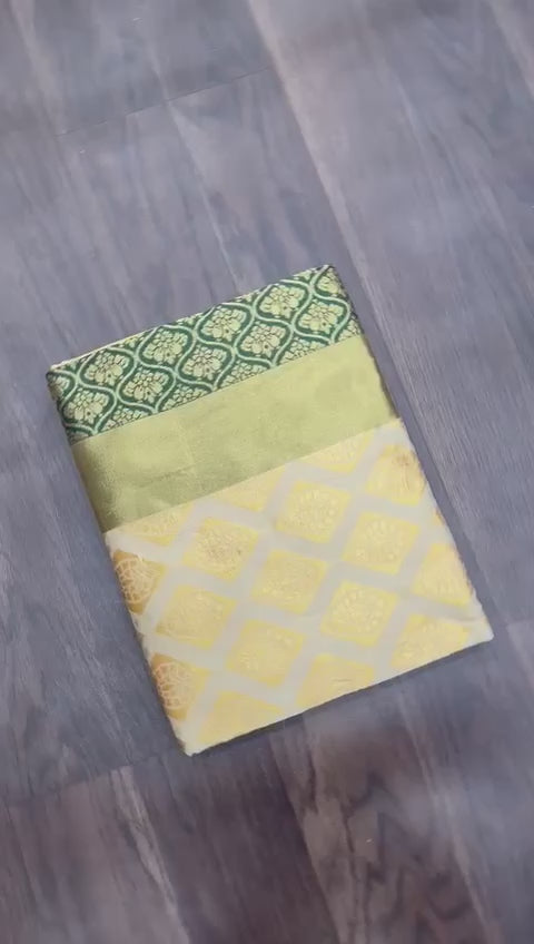 White Pure Silk Banarasi Saree - Timeless Elegance with Kadwa Weaving