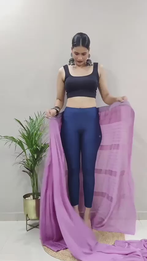 ready to wear soft silk saree