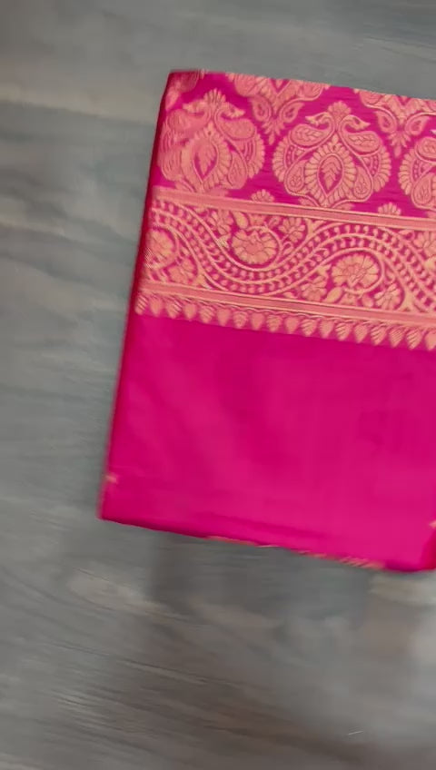 Timeless Banarsi Saree adorned with intricate Kadwa designs