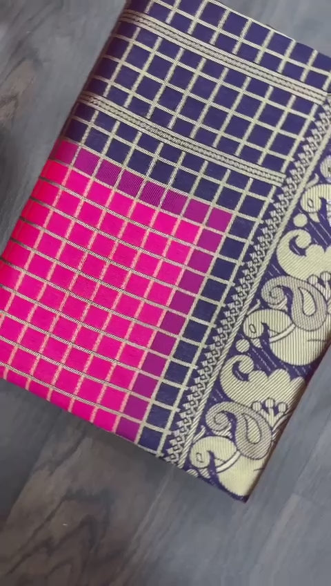 jacquard work saree