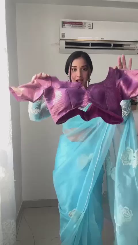 one minute ready to wear saree for women