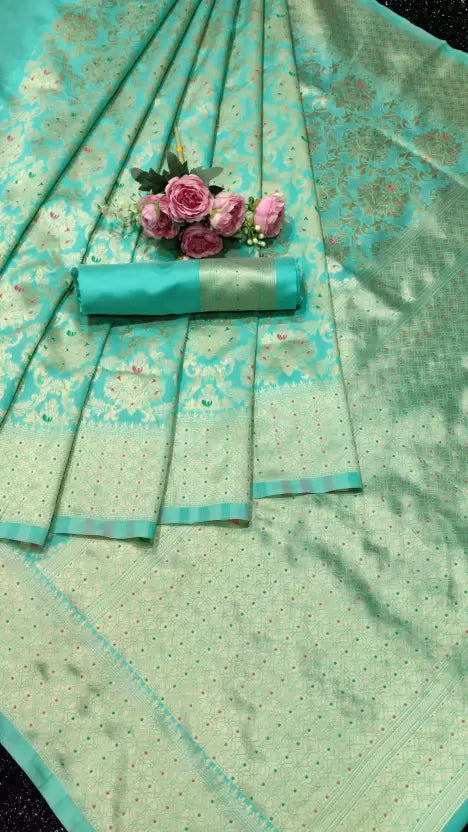 jacquard soft silk saree