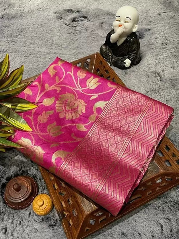 jacquard silk saree