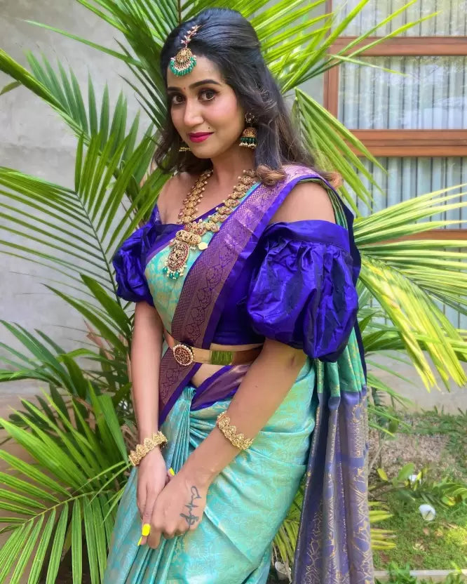woven design soft silk saree