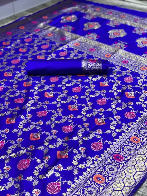 Special Edition Zari Woven Design Kanjivaram Art Silk Saree by Vootbuy