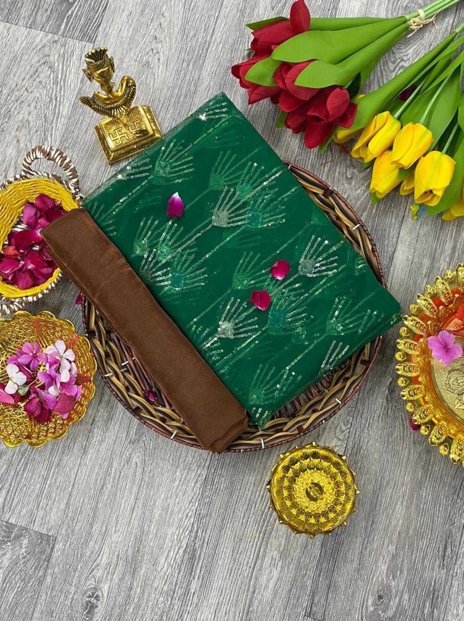 nylon saree for wedding