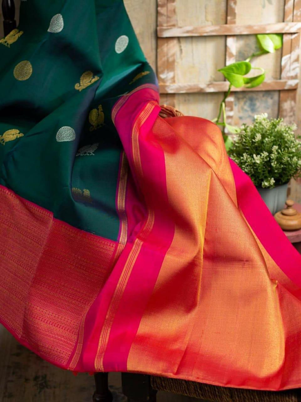 soft silk banarasi saree
