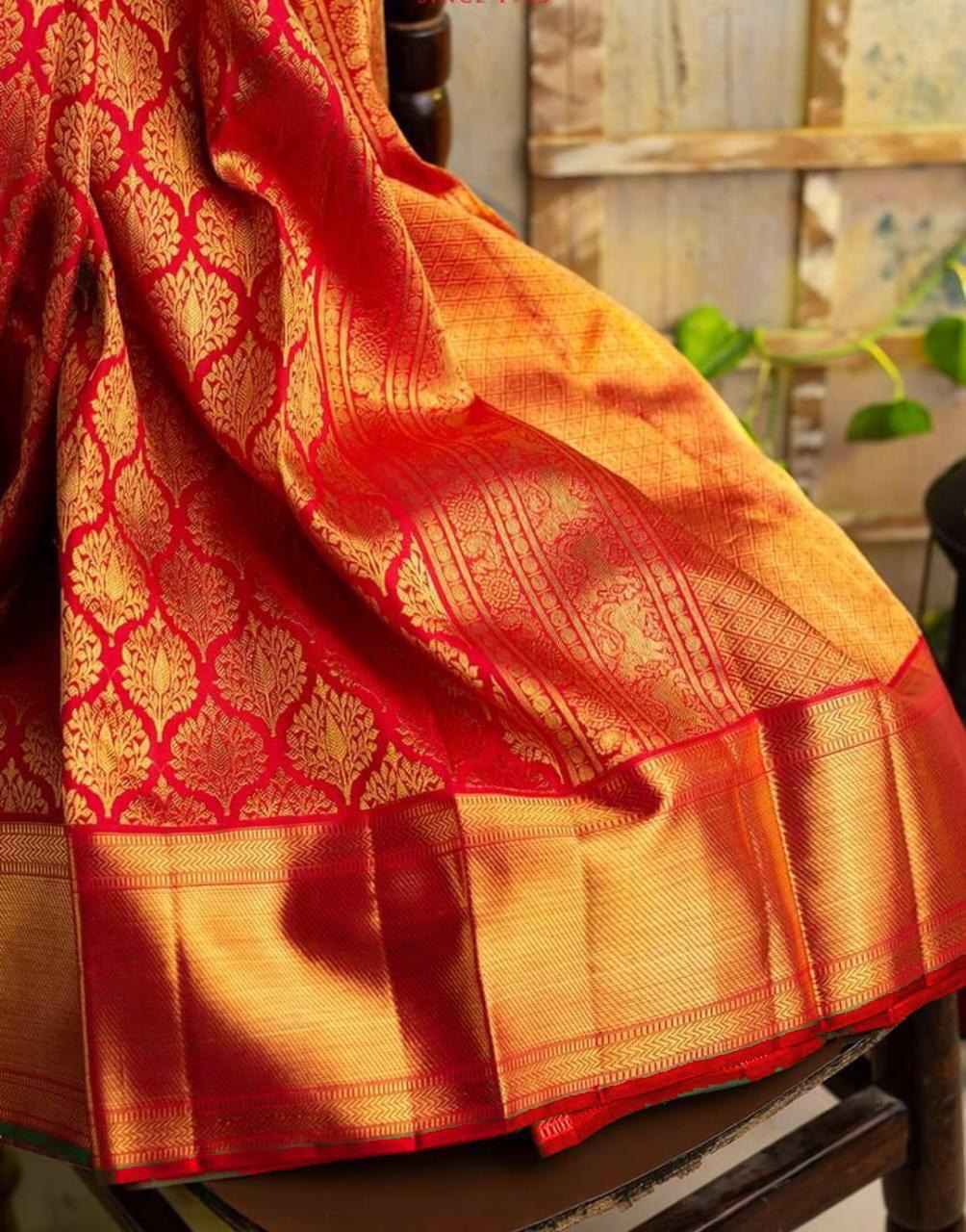 banarasi soft silk saree for wedding