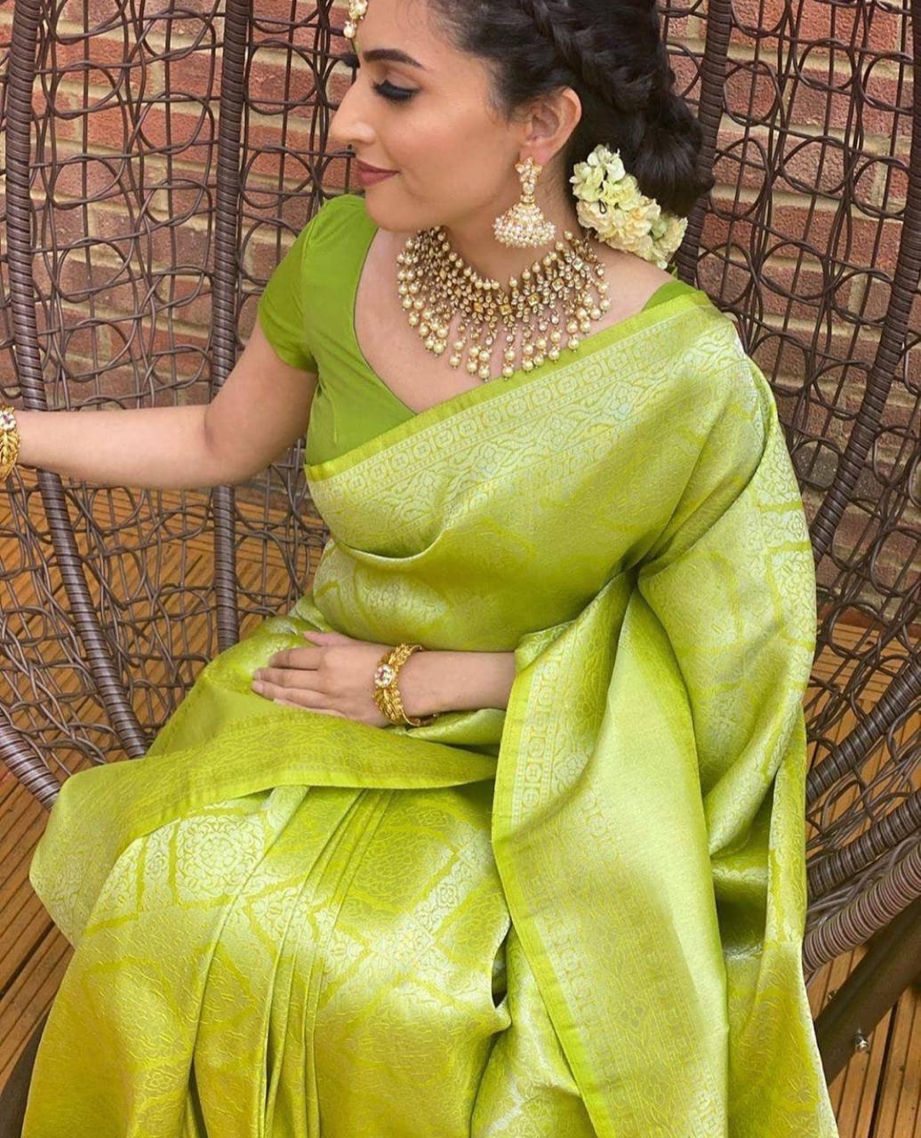 jacquard saree