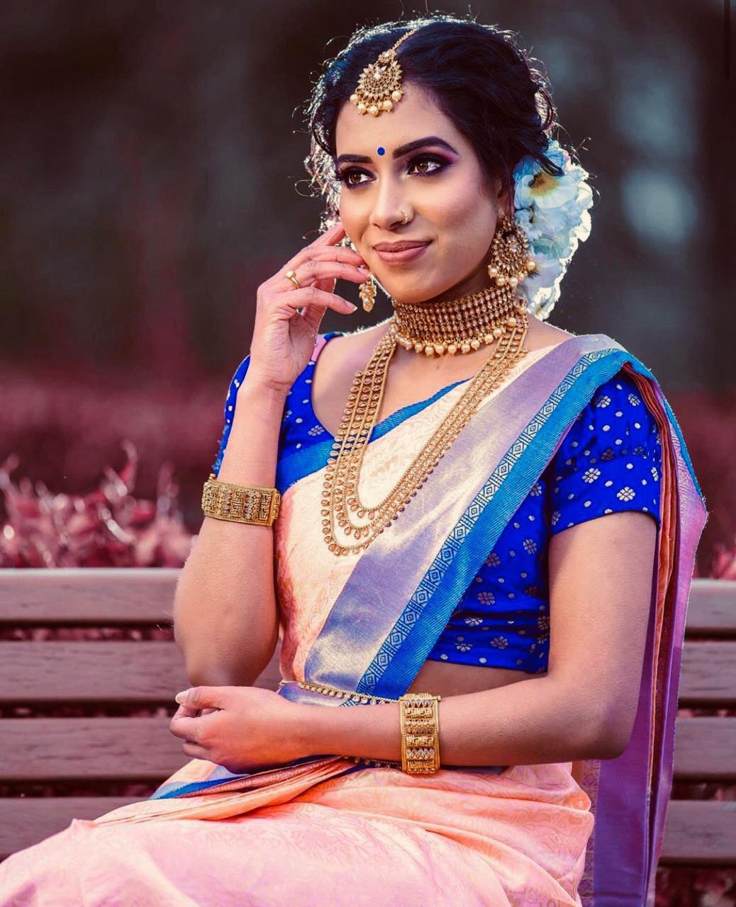 Women's Wedding Special Zari Woven Banarasi Soft Silk Saree by Vootbuy