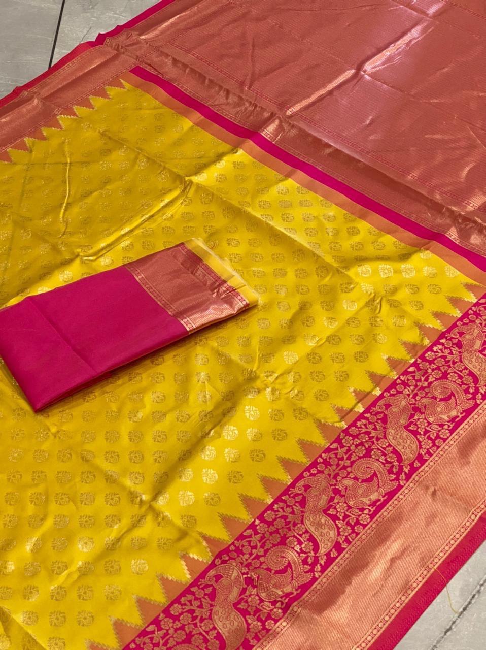 peacock design saree for wedding