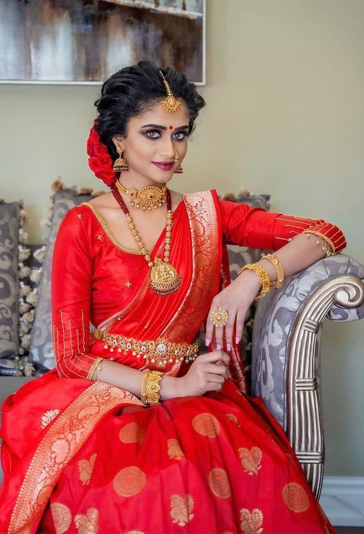 kanjivaram soft silk saree for wedding