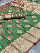 Multicolor Digital Printed Soft Lichi Silk Kanjivaram Saree by Vootbuy