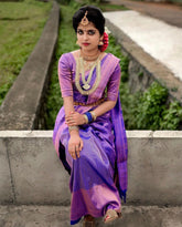 wedding wear fully zari weaving kanjivaram soft silk saree