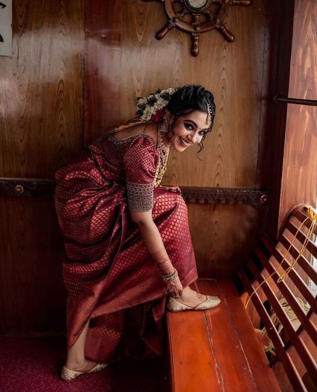 Royal Princess Kanchipuram Soft Silk Banarasi Saree for Wedding - Vootbuy