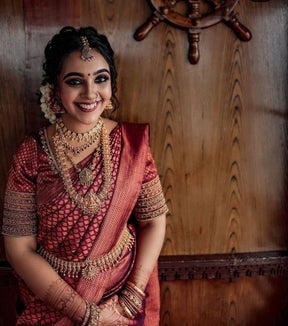 Royal Princess Kanchipuram Soft Silk Banarasi Saree for Wedding - Vootbuy