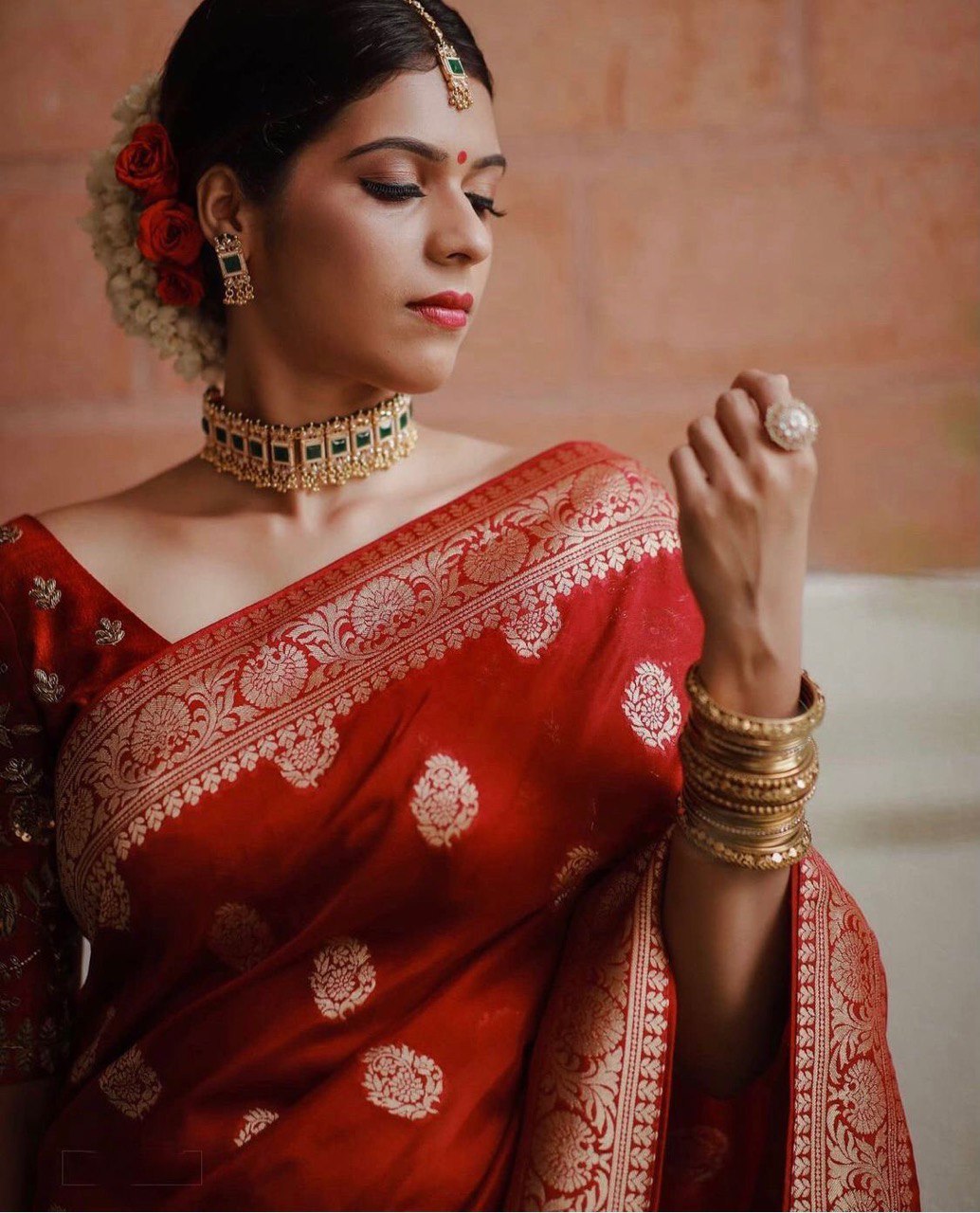 fancy jacquard saree