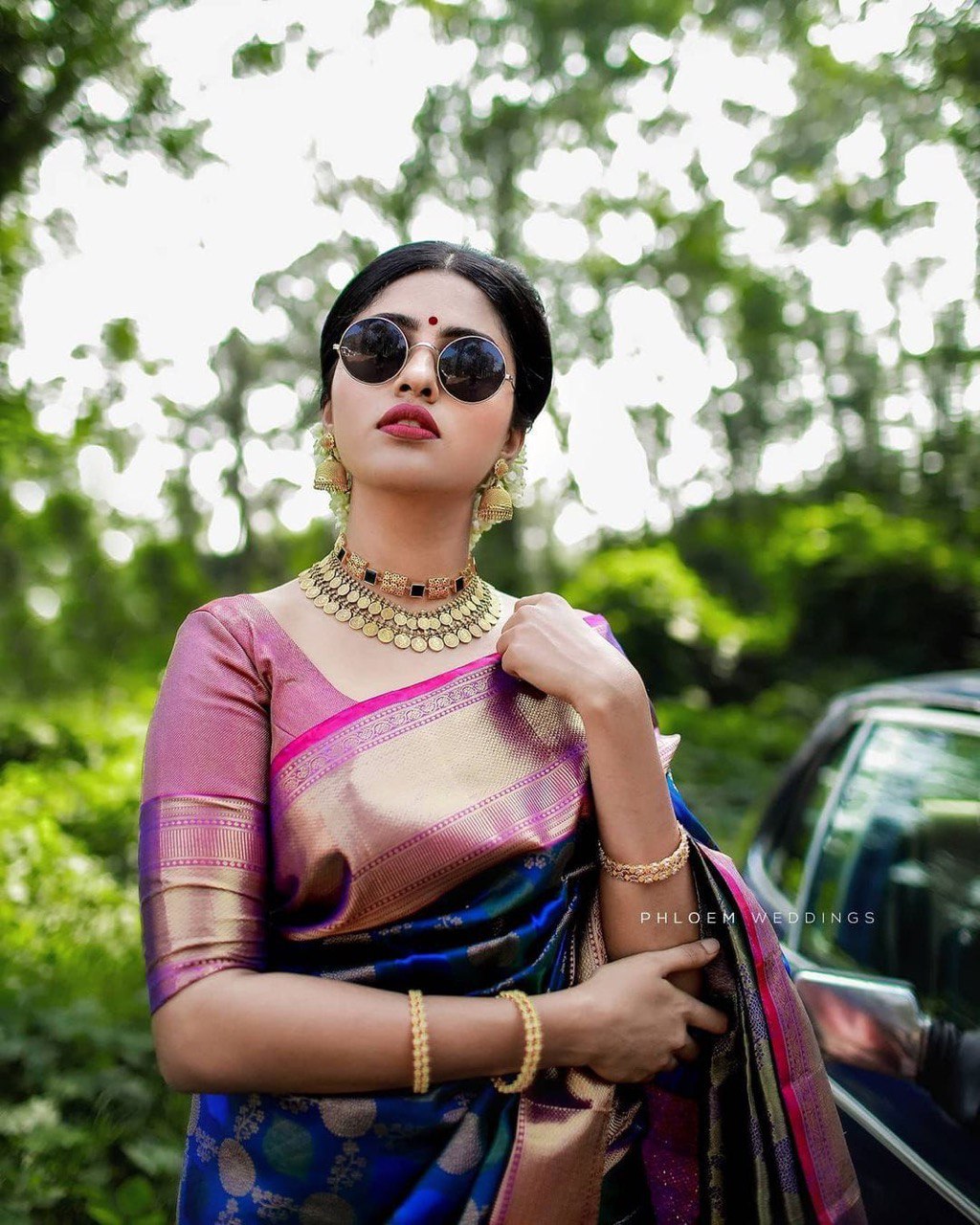 jacquard saree for wedding