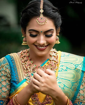 Traditional Wedding Yellow Banarasi Soft Silk Jacquard Saree
