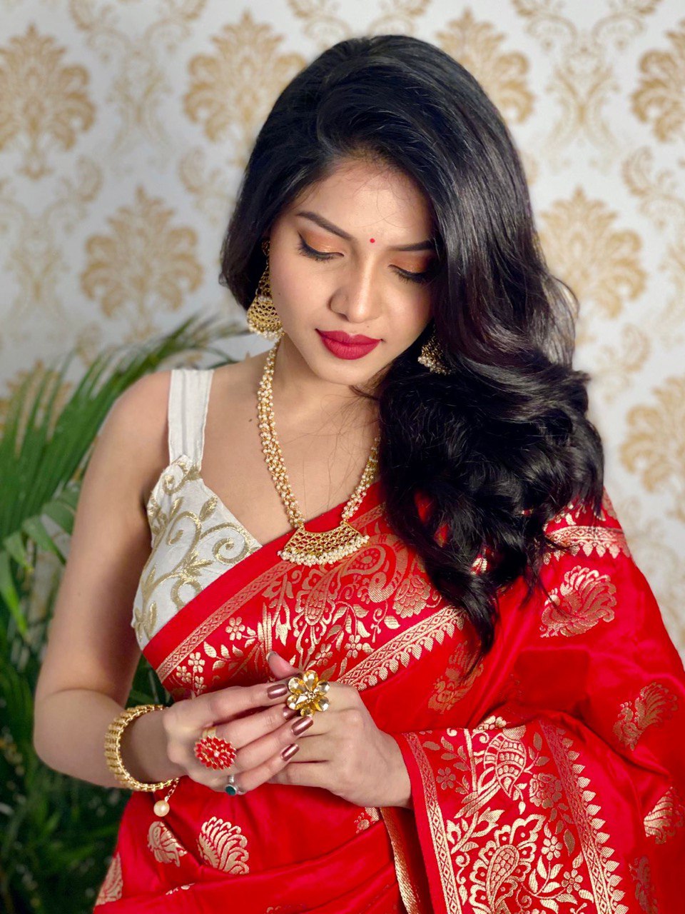 silk pathani saree