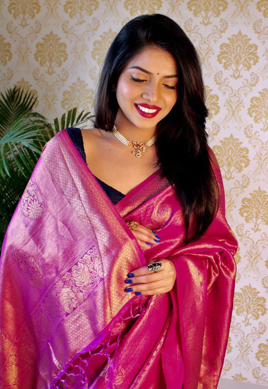 banarasi soft silk saree