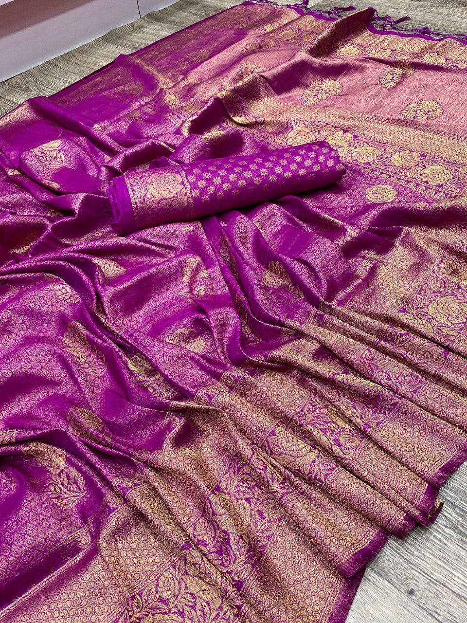 banarasi soft silk saree for wedding