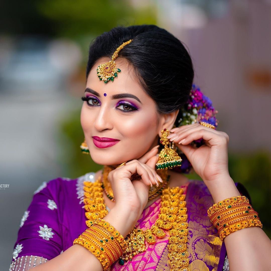 pink kanjivaram saree for wedding