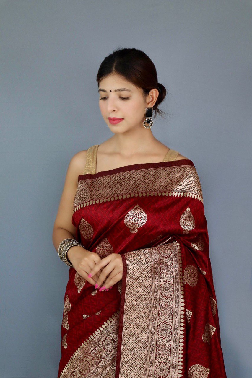 kanjivaram jacquard art silk saree