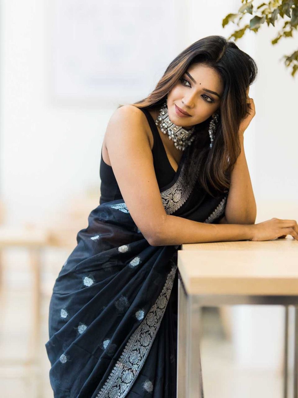 linen cotton saree